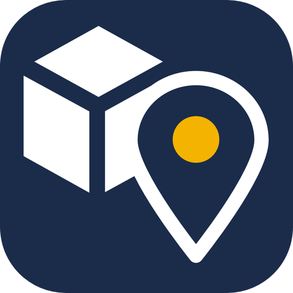 The SeymourDirect icon: a delivery box beside a map pin
